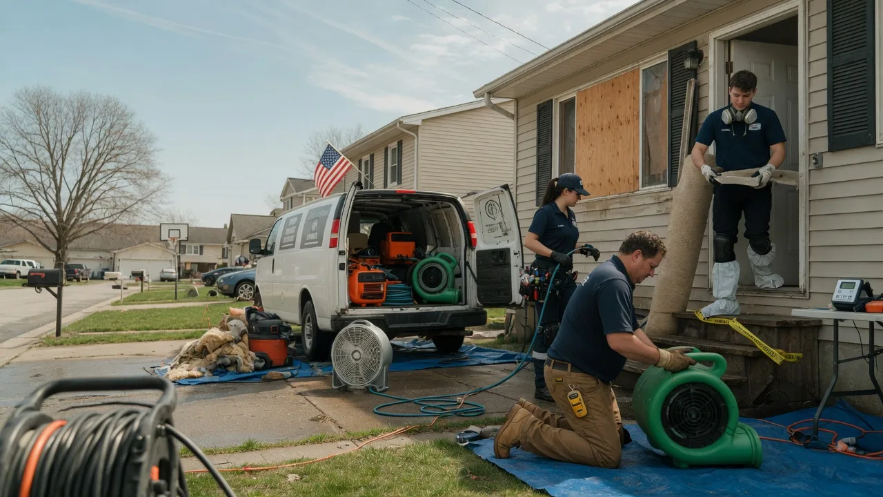 Water Damage Restoration in Poplar Grove, IL near me